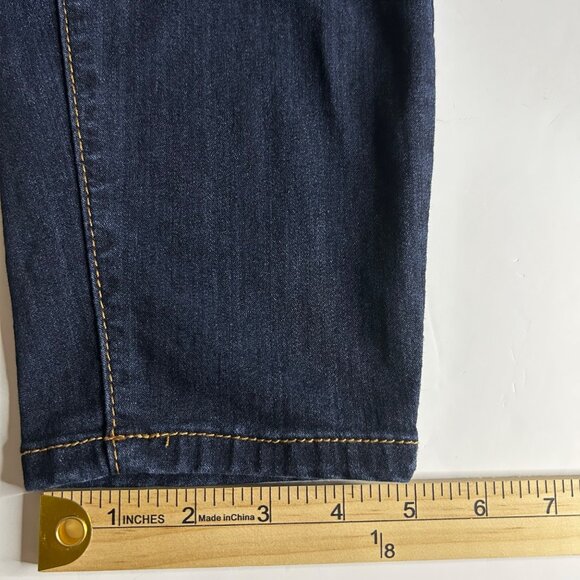 Molly and Isadora Women's size 16W Ankle Skinny Blue Jeans - Picture 11 of 14